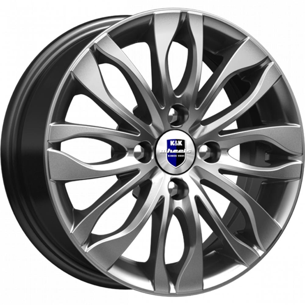 КиК Канзаши 5.5x14 4x98 ET 16 Dia 58.6 дарк платинум