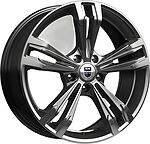 КиК Karrera Lightбрайт 7x18 5x114.3 ET 38 Dia 67.1 дарк платинум