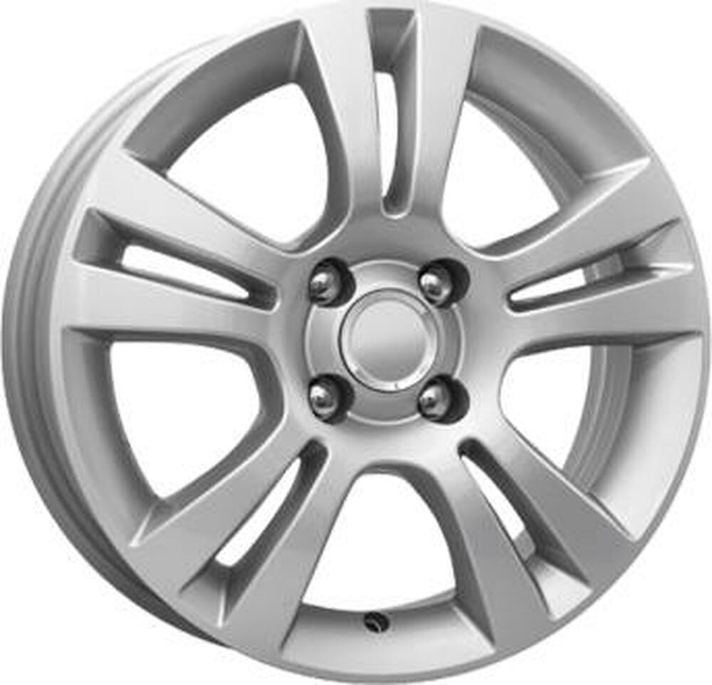 КиК КС445 (Opel) 6x15 4x100 ET 39 Dia 56.6 сильвер