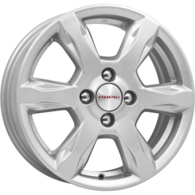 КиК КС693 Almera G11 6x15 4x100 ET 48 Dia 54.1 сильвер