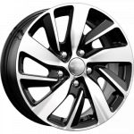 КиК KC741 ZV Golf 6.5x16 5x112 ET 50 Dia 57.1 алмаз черный