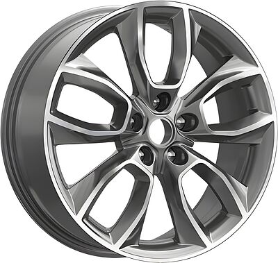 КиК КР001 Uni-S/CS55 Plus/Belgee X70 7x18 5x114.3 ET 45 Dia 60.1 Diamond Gloss Graphite