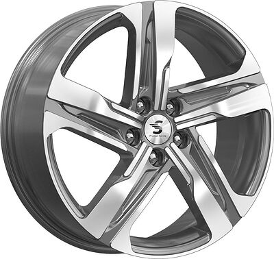 КиК КР004 Geely EX5 7.5x19 5x114.3 ET 52 Dia 54.1 Diamond Gloss Graphite