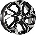 КиК КС1062 ZV 17_Tiggo 4 Pro 6.5x17 5x108 ET 33 Dia 60.1 алмаз черный