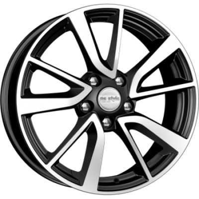 КиК КС699 ZV 17_ Jetta 7x17 5x112 ET 54 Dia 57.1 алмаз черный