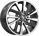 КиК Lada XRAY КС899 6x15 4x100 ET 37 Dia 60.1 алмаз черный