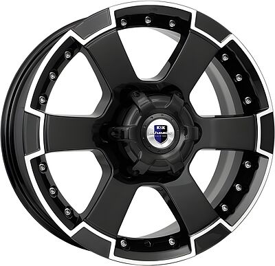 КиК М56 7x16 6x139.7 ET 30 Dia 106.1 алмаз черный