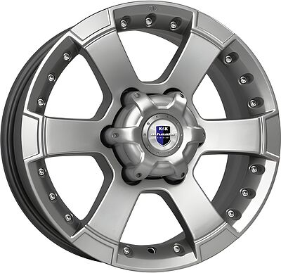 КиК М56 7x16 6x139.7 ET 38 Dia 92.5 дарк платинум