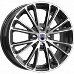 КиК Меандр 6x16 4x100 ET 45 Dia 67.1 алмаз черный