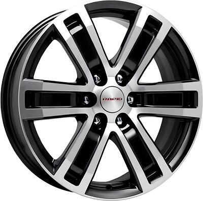 КиК R7 Рольф 7x16 6x139.7 ET 38 Dia 67.1 алмаз черный