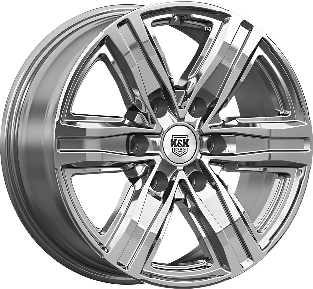 КиК R8 7.5x17 6x114.3 ET 45 Dia 66.1 дарк платинум