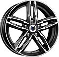 КиК Sayan 6x16 5x108 ET 45 Dia 67.1 алмаз черный