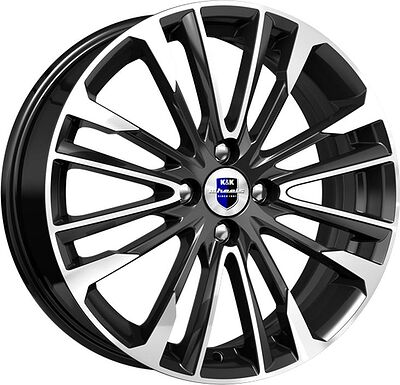 КиК Сильверстоун 6.5x17 4x100 ET 41 Dia 60.1 алмаз черный