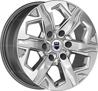 КиК Тейт 7.5x17 6x139.7 ET 36 Dia 100.1 блэк платинум