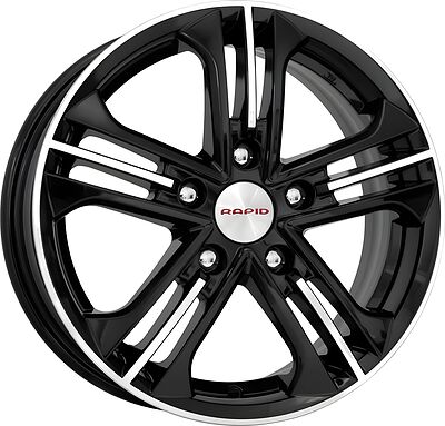КиК Trinity 6x16 5x114 ET 45 Dia 67 алмаз черный