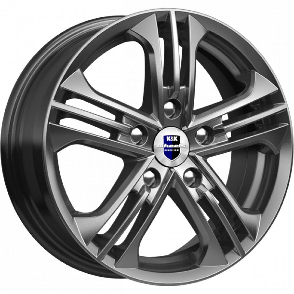 КиК Trinity 6x15 5x110 ET 39 Dia 65.1 дарк платинум