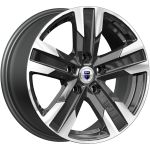 КиК Висмут 7x16 5x112 ET 35 Dia 66.6 алмаз черный