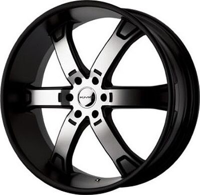 KMC KM671 9x20 6x114 ET 15 Dia 72.62 Black/Machined