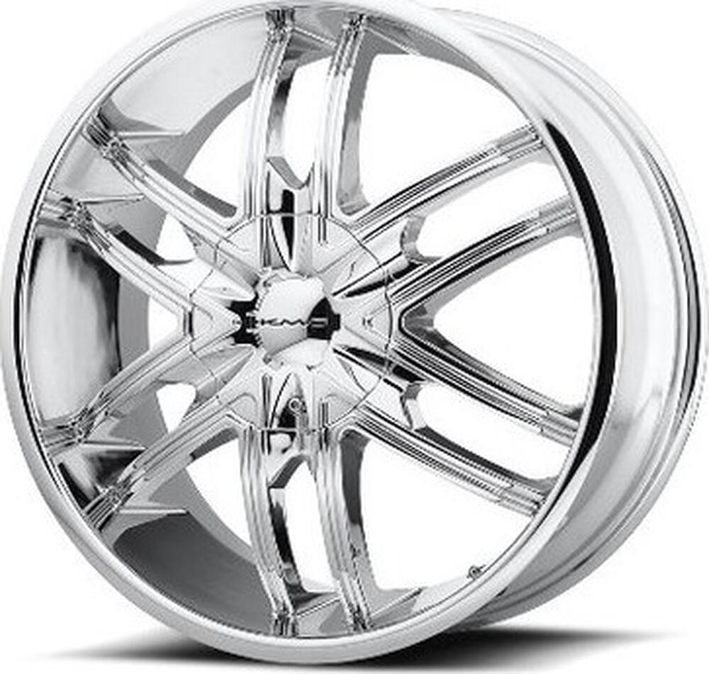 KMC KM678 8x20 6x120 ET 38 Dia 78 Chrome