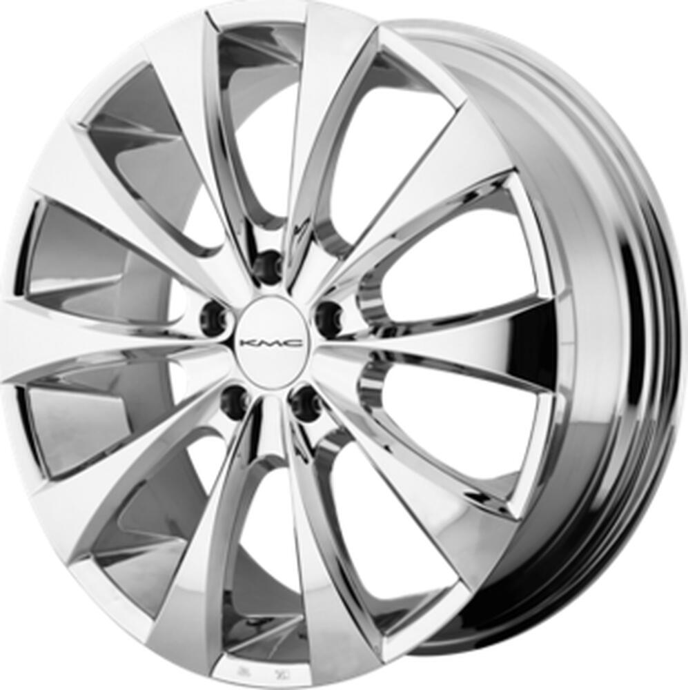 KMC KM679 9.5x20 5x120 ET 38 Dia 74.1 Chrome