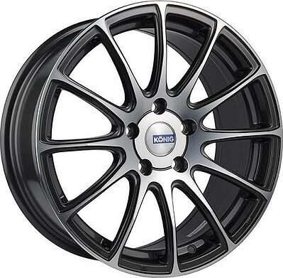 Konig SM11 7.5x17 5x108 ET 45 Dia 63.4 GMFP
