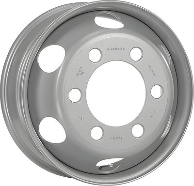 Kronprinz 356-3101012-01 6x17.5 6x222.25 ET 127 Dia 164 Silver