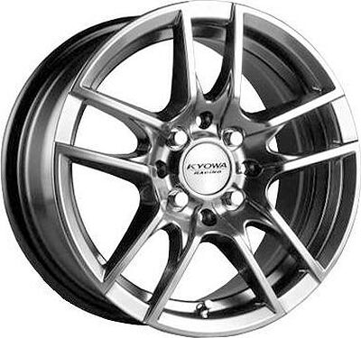 Kyowa KR718 6x14 4x100 ET 38 Dia 60.1 silver