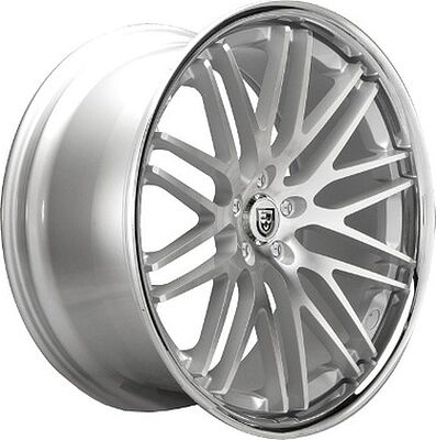 Lexani CVX44 10.5x20 5x120 ET 35 Dia 74.1 Silver/Machined/Chrome Lip