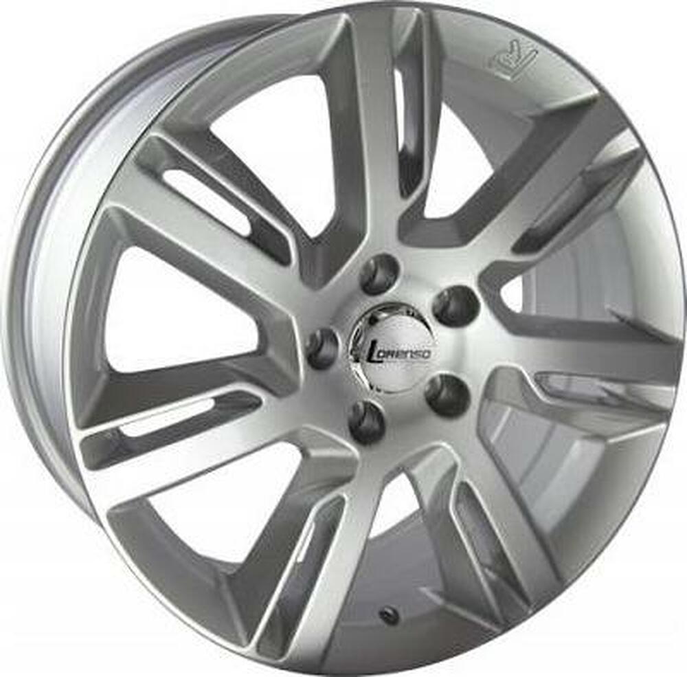 Lorenso 1412 7.5x17 5x108 ET 49 Dia 67.1 silver