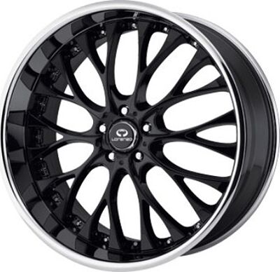 Lorenzo WL27 10x22 5x120 ET 40 Dia 74 Black/Machined