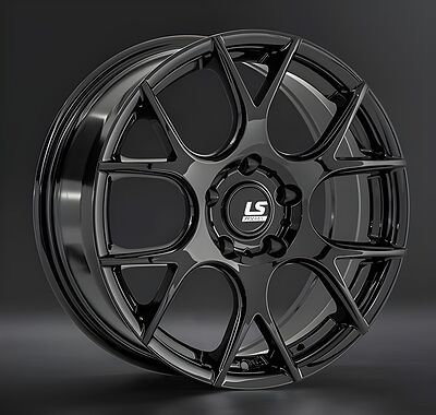 LS FlowForming RC07 7.5x17 4x100 ET 40 Dia 60.1 BK