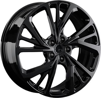 LS Forged LS FG22 8x19 5x108 ET 46 Dia 63.3 BK