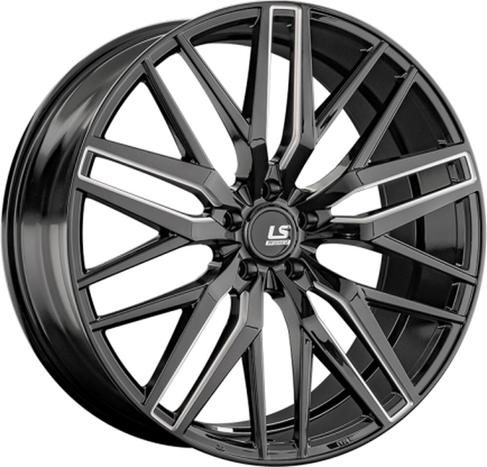 LS RC77 9.5x22 5x114.3 ET 45 Dia 67.1 BK+SSF