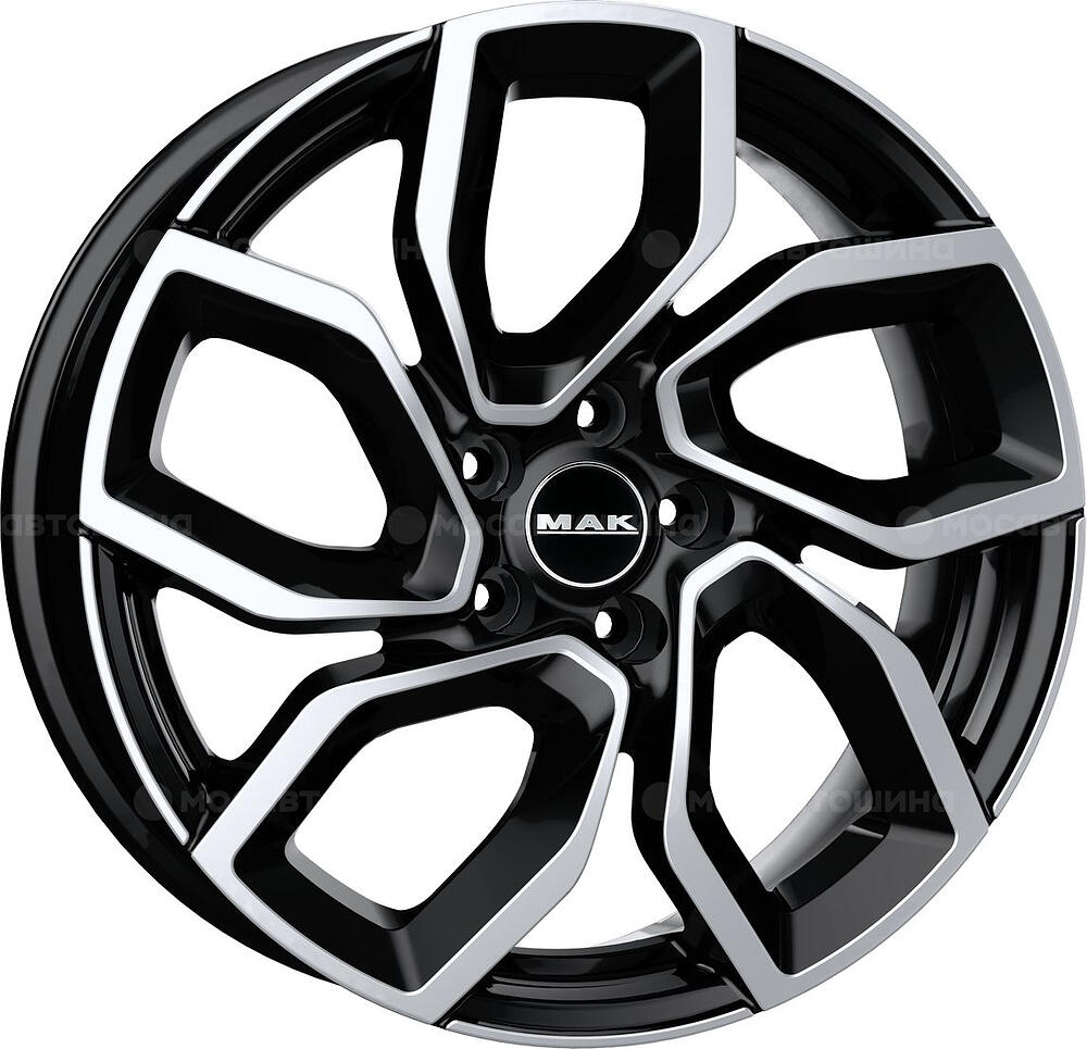 Mak Apollo 6x15 4x100 ET 40 Dia 72 Black Mirror