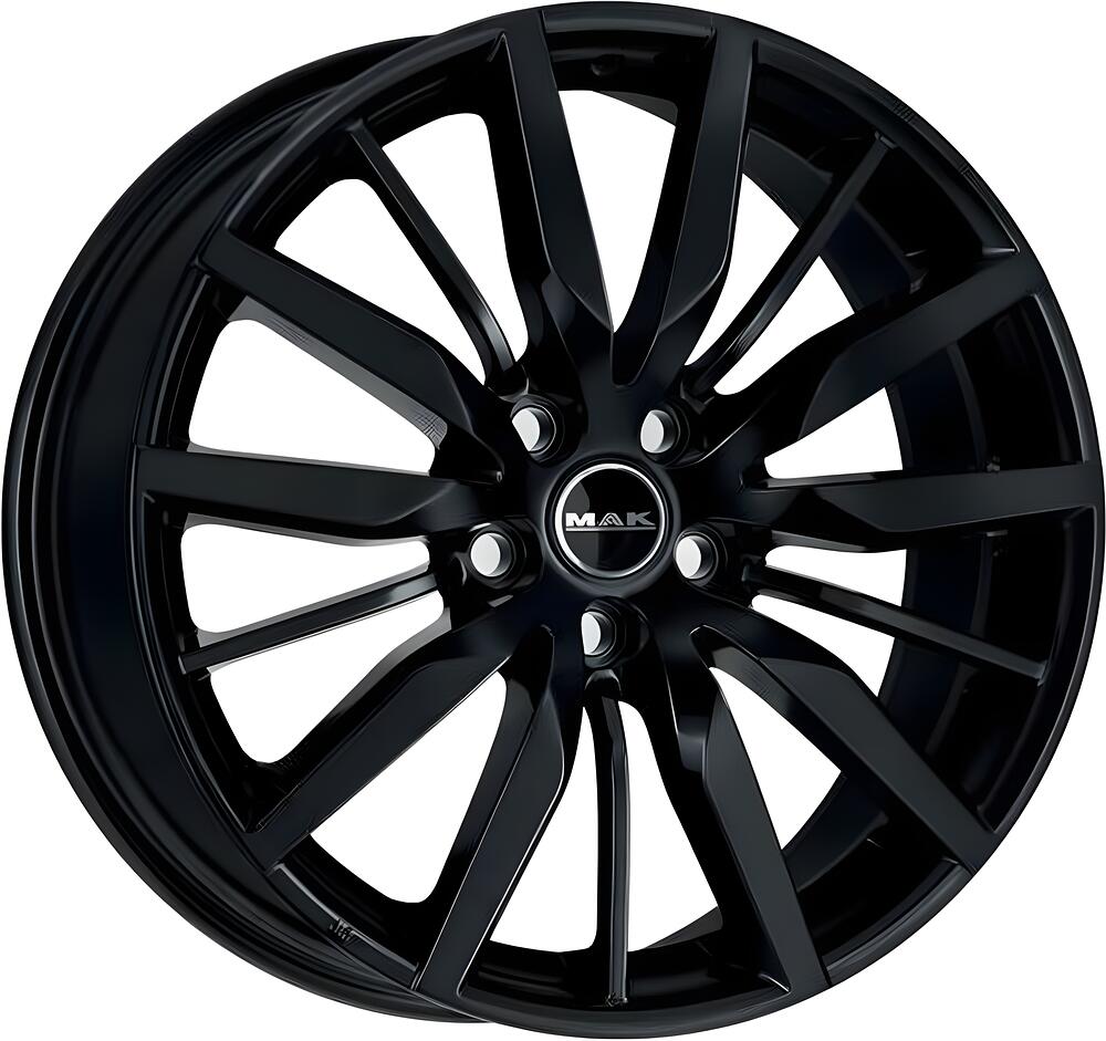 Mak Barbury 8x19 5x112 ET 38 Dia 66.6 Gloss Black
