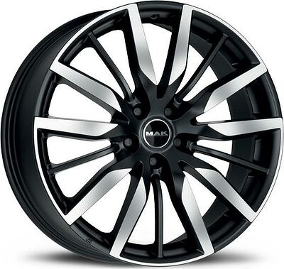 Mak Barbury 8x19 5x114.3 ET 40 Dia 76 Ice Black