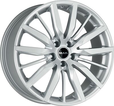 Mak Barbury 8x19 5x114.3 ET 50 Dia 76 silver