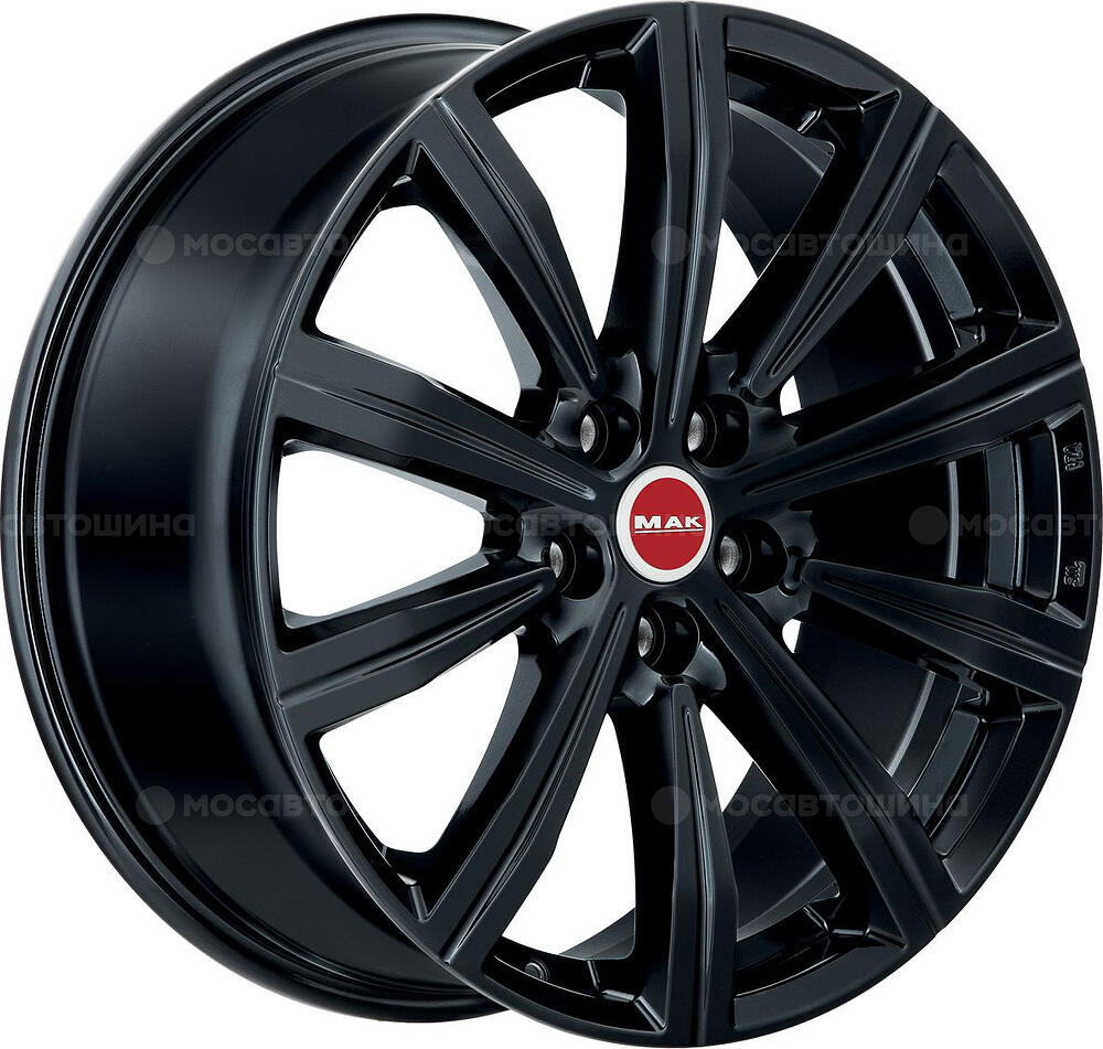 Mak Birmingham 8x19 5x108 ET 45 Dia 63.4 Gloss Black