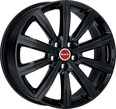 Mak Birmingham 8x19 5x108 ET 45 Dia 63 Gloss Black