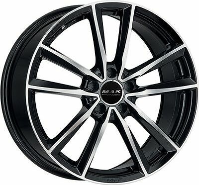 Mak Bremen 8x19 5x112 ET 43 Dia 66 Black mirror