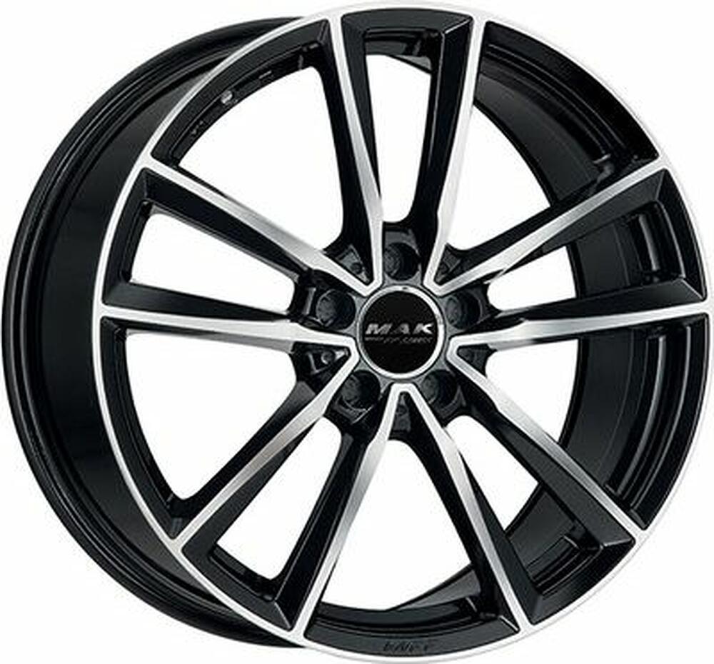 Mak Bremen 8x19 5x112 ET 48 Dia 66 Black mirror