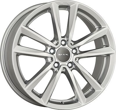 Mak Bremen 8x18 5x112 ET 45 Dia 66.6 silver