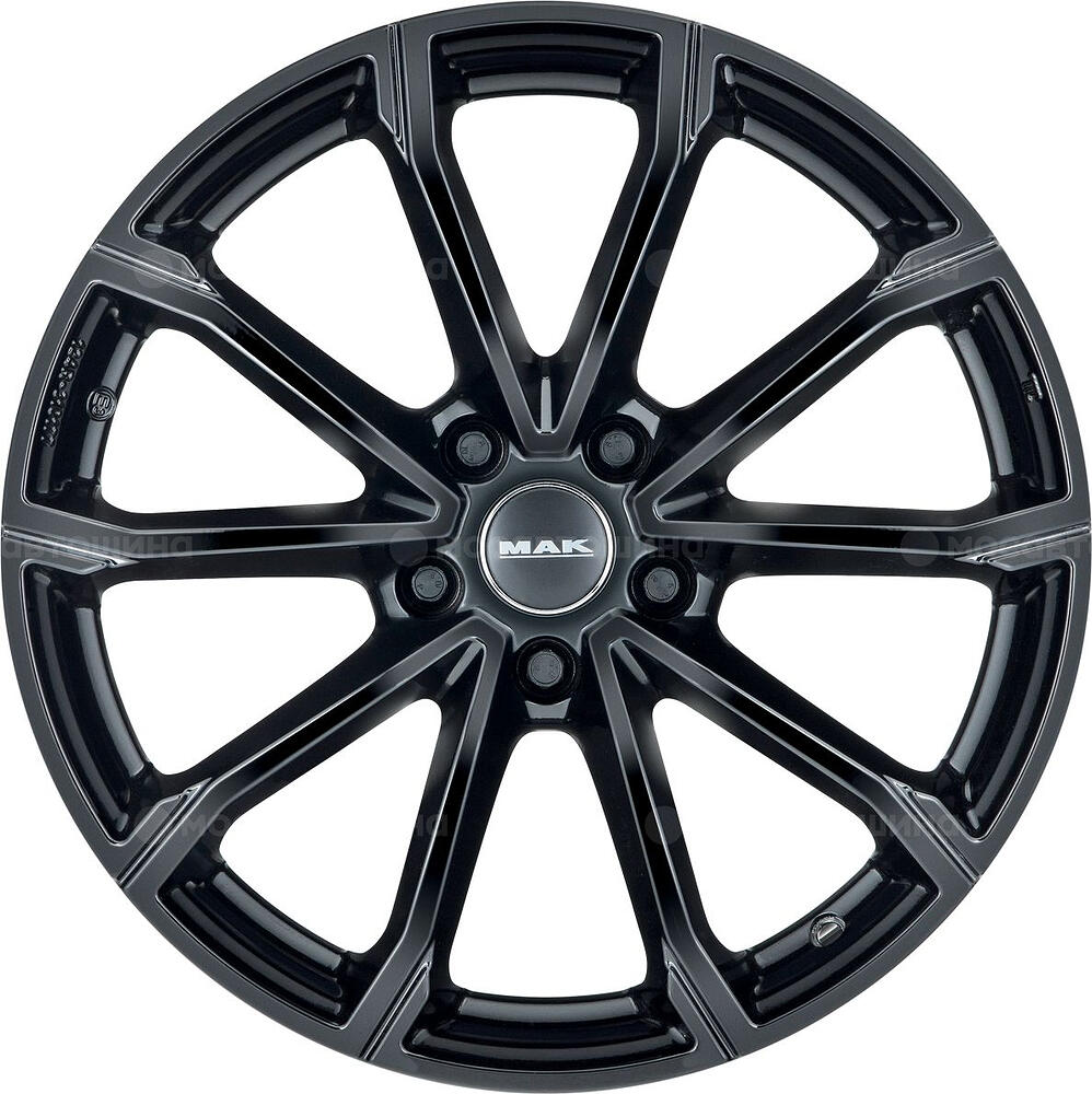 Mak DaVinci 6.5x16 4x108 ET 20 Dia 65.1 Gloss Black