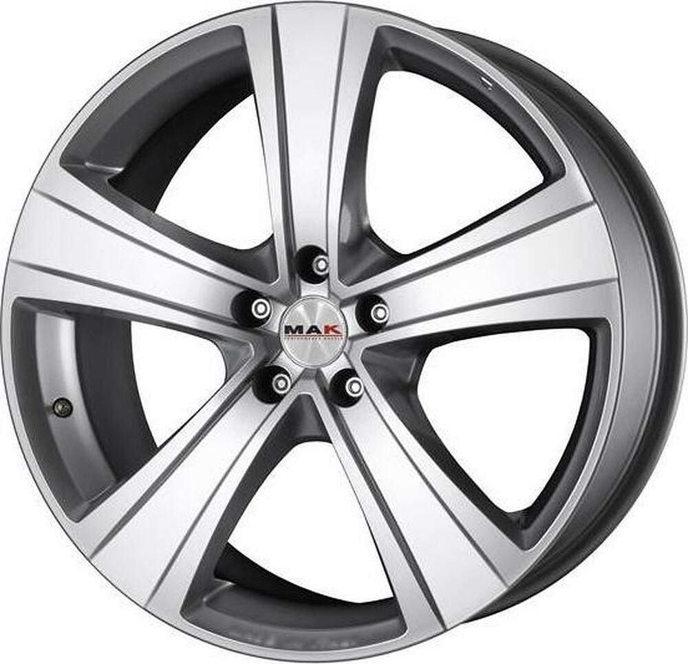 Mak Fuoco 5 8x19 5x114.3 ET 40 Dia 76 Hyper Silver