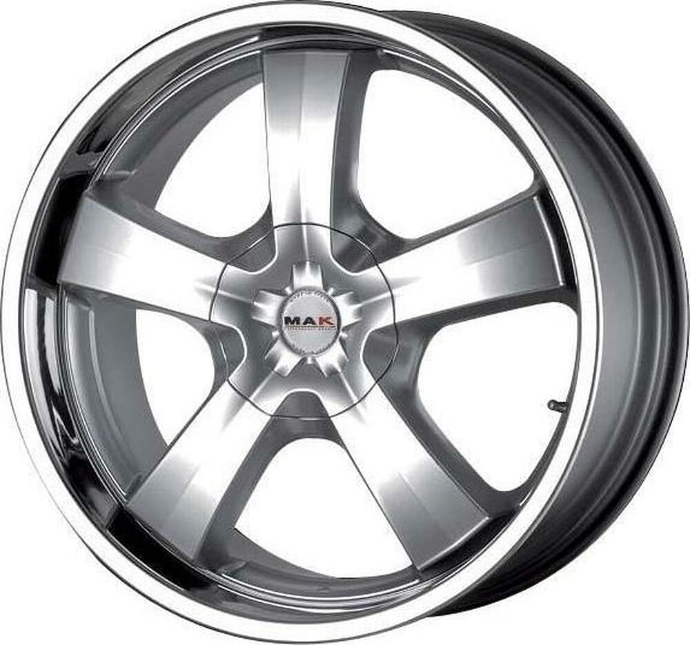 Mak G-Five 9x20 5x120 ET 20 Dia 74.1 Hyper Silver