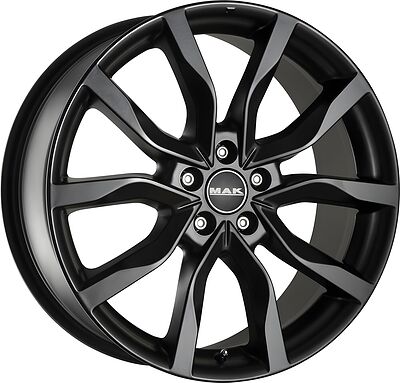 Mak Highlands 7x17 5x100 ET 48 Dia 56.1 Mat Black