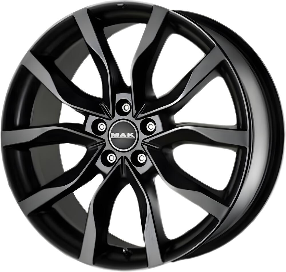 Mak Highlands 9x21 5x114.3 ET 40 Dia 76 Matt Black
