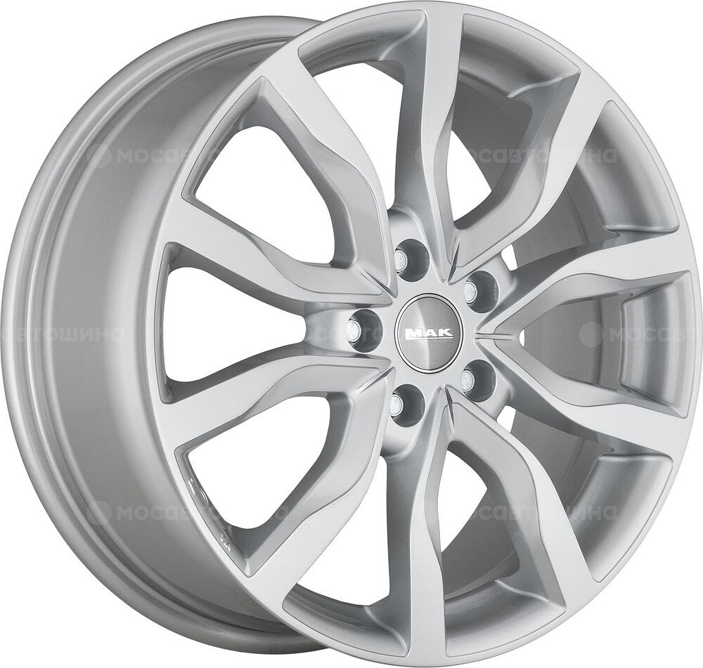 Mak Highlands 7x17 5x115 ET 40 Dia 70.2 silver