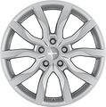 Mak Highlands 9.5x21 5x120 ET 49 Dia 72.6 silver