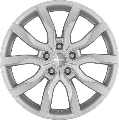 Mak Highlands 9.5x21 5x120 ET 49 Dia 72.6 silver